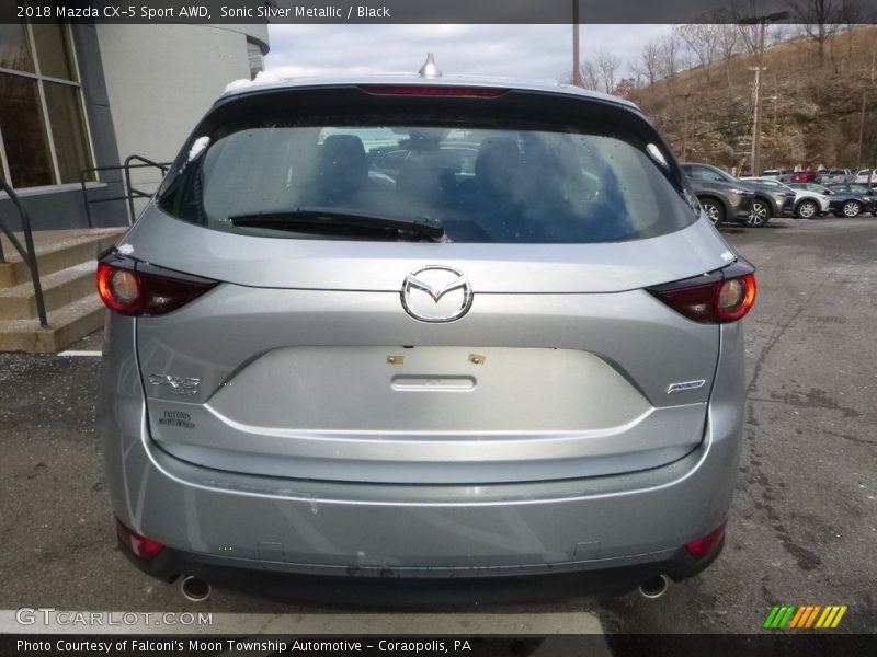 Sonic Silver Metallic / Black 2018 Mazda CX-5 Sport AWD