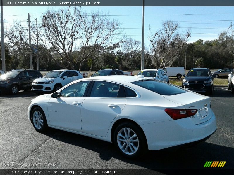 Summit White / Jet Black 2018 Chevrolet Malibu Hybrid