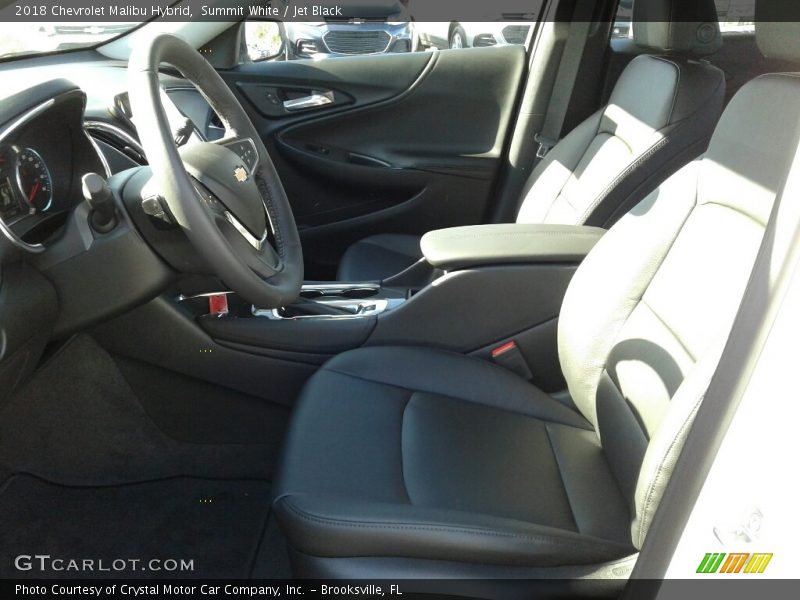 Summit White / Jet Black 2018 Chevrolet Malibu Hybrid