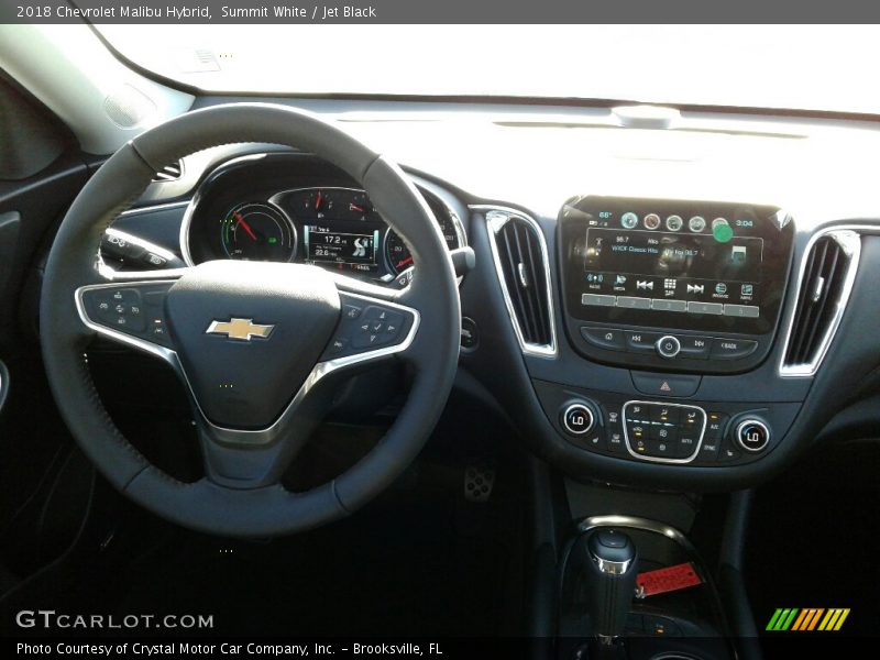 Summit White / Jet Black 2018 Chevrolet Malibu Hybrid
