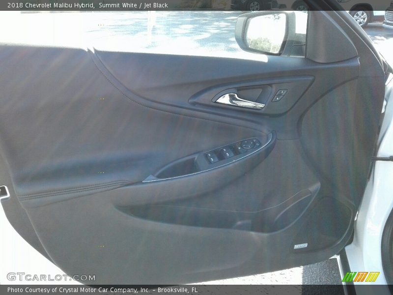 Summit White / Jet Black 2018 Chevrolet Malibu Hybrid
