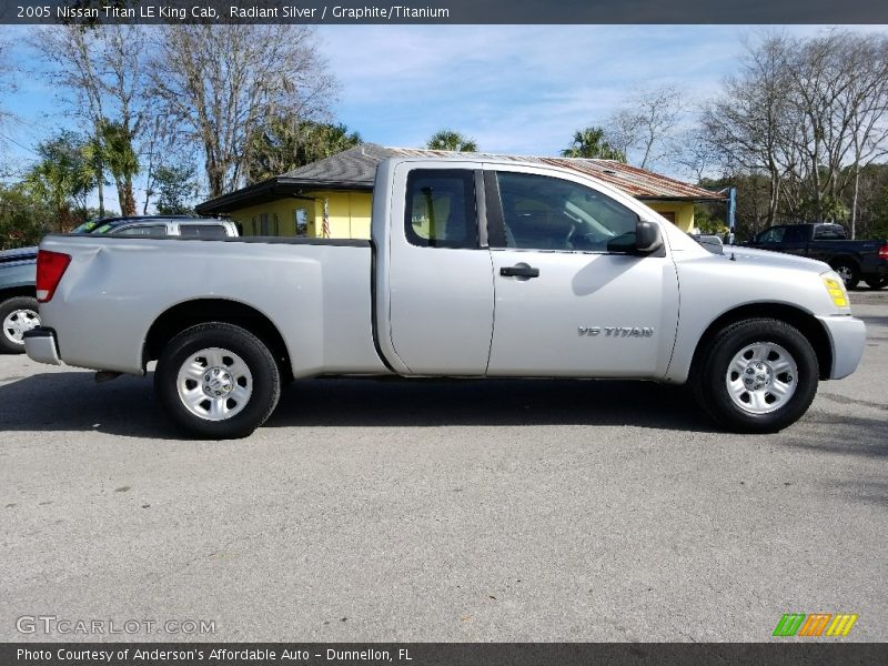 Radiant Silver / Graphite/Titanium 2005 Nissan Titan LE King Cab