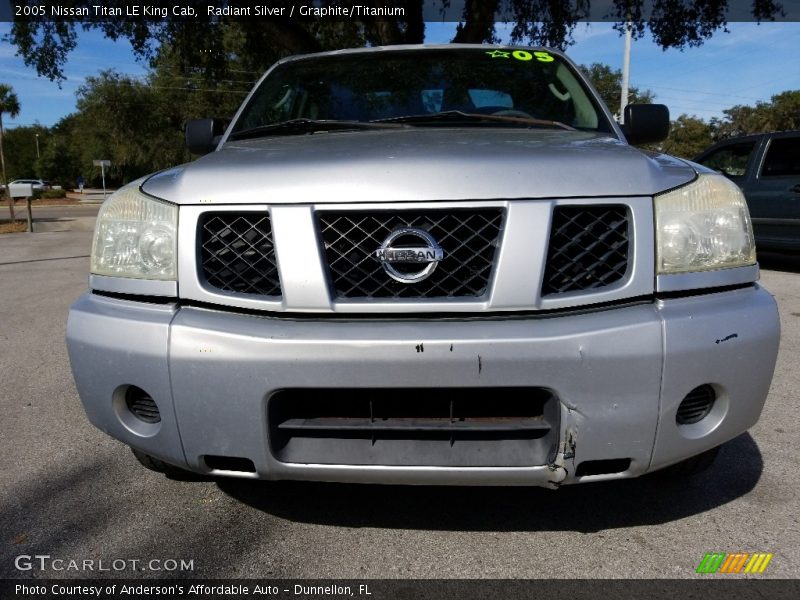 Radiant Silver / Graphite/Titanium 2005 Nissan Titan LE King Cab