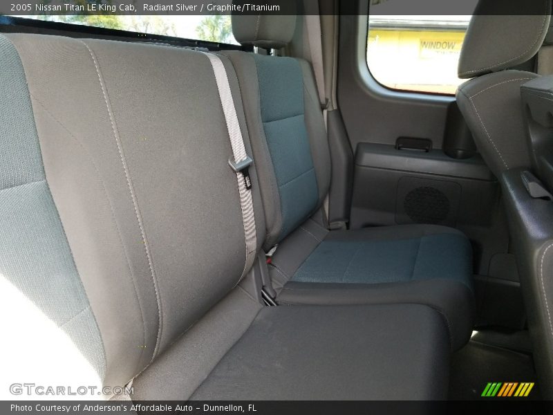 Radiant Silver / Graphite/Titanium 2005 Nissan Titan LE King Cab