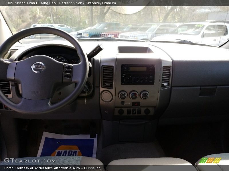 Radiant Silver / Graphite/Titanium 2005 Nissan Titan LE King Cab