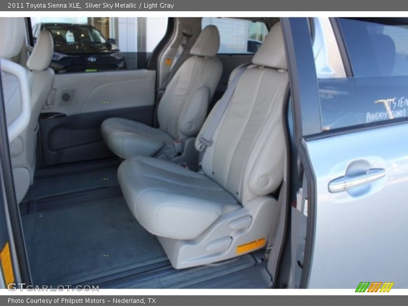 Silver Sky Metallic / Light Gray 2011 Toyota Sienna XLE