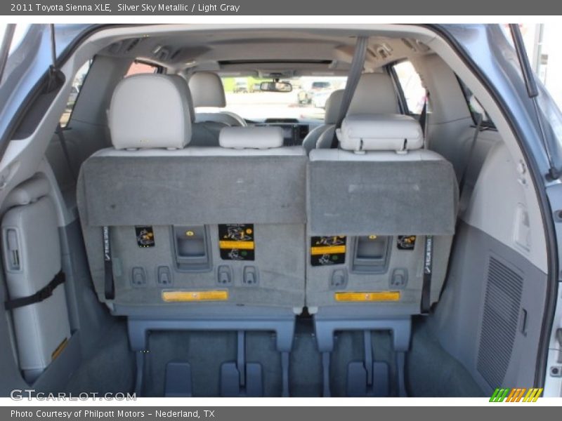 Silver Sky Metallic / Light Gray 2011 Toyota Sienna XLE