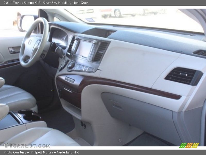 Silver Sky Metallic / Light Gray 2011 Toyota Sienna XLE