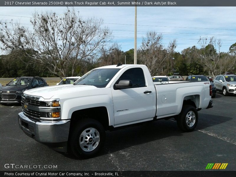 Summit White / Dark Ash/Jet Black 2017 Chevrolet Silverado 2500HD Work Truck Regular Cab 4x4