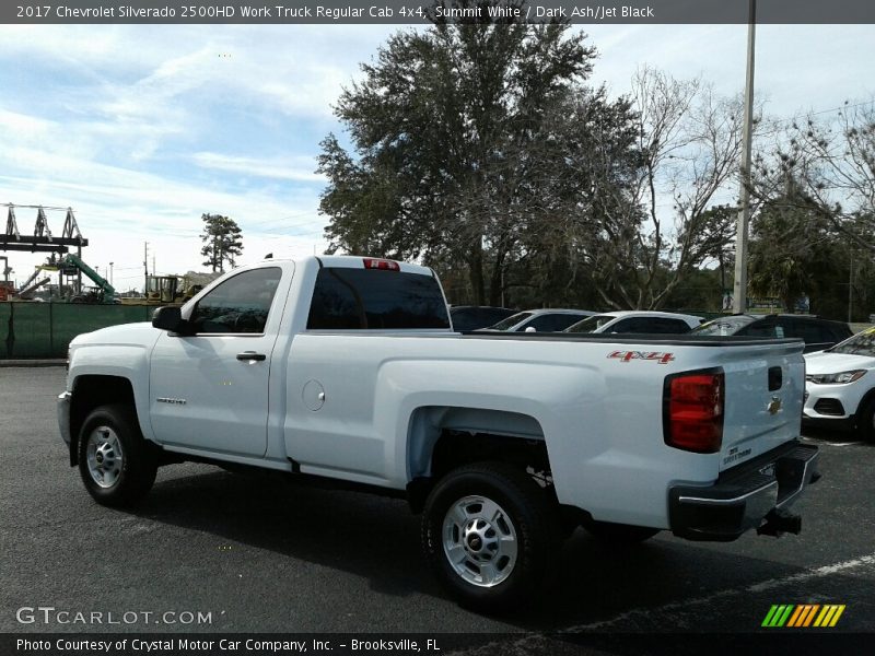 Summit White / Dark Ash/Jet Black 2017 Chevrolet Silverado 2500HD Work Truck Regular Cab 4x4