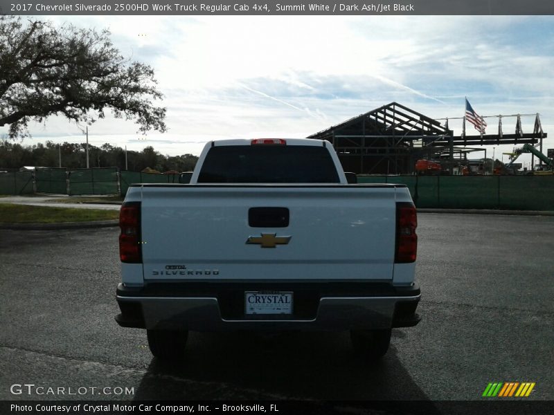Summit White / Dark Ash/Jet Black 2017 Chevrolet Silverado 2500HD Work Truck Regular Cab 4x4