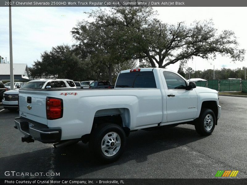 Summit White / Dark Ash/Jet Black 2017 Chevrolet Silverado 2500HD Work Truck Regular Cab 4x4