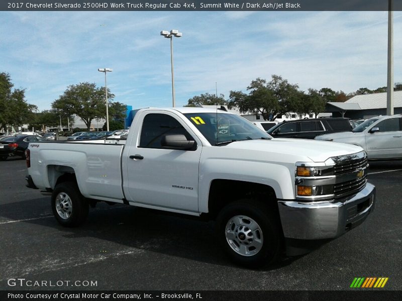 Summit White / Dark Ash/Jet Black 2017 Chevrolet Silverado 2500HD Work Truck Regular Cab 4x4