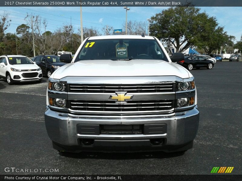 Summit White / Dark Ash/Jet Black 2017 Chevrolet Silverado 2500HD Work Truck Regular Cab 4x4