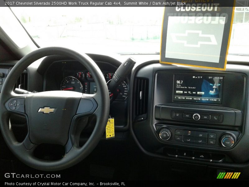Summit White / Dark Ash/Jet Black 2017 Chevrolet Silverado 2500HD Work Truck Regular Cab 4x4