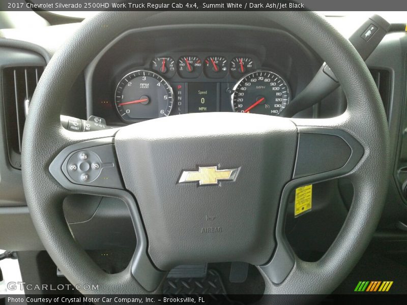 Summit White / Dark Ash/Jet Black 2017 Chevrolet Silverado 2500HD Work Truck Regular Cab 4x4