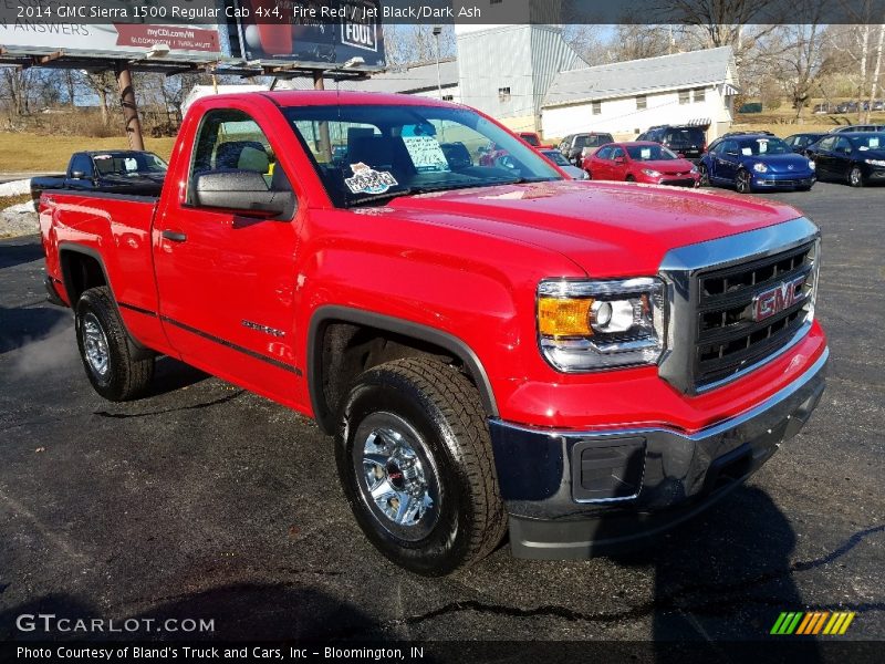 Fire Red / Jet Black/Dark Ash 2014 GMC Sierra 1500 Regular Cab 4x4