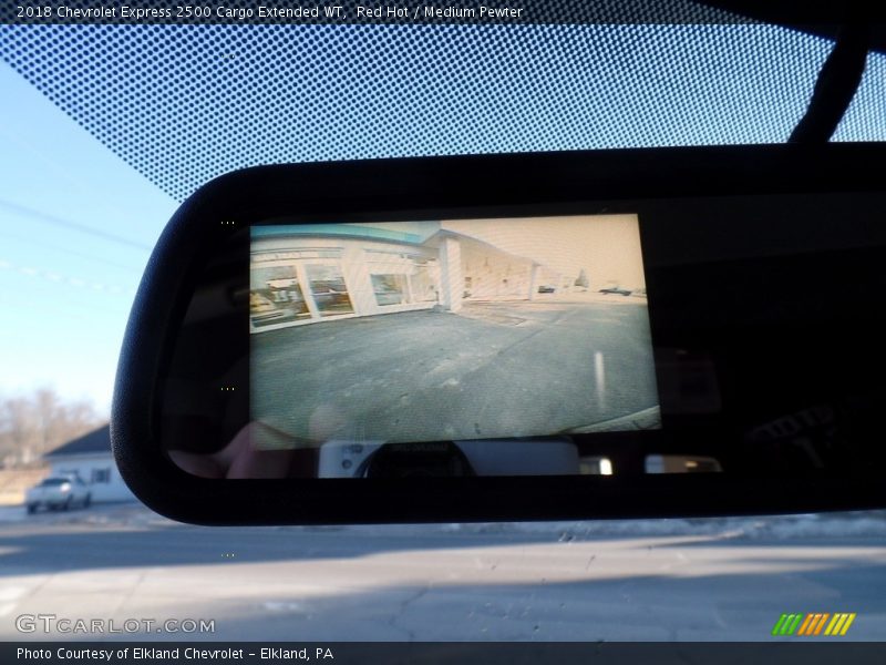 Red Hot / Medium Pewter 2018 Chevrolet Express 2500 Cargo Extended WT