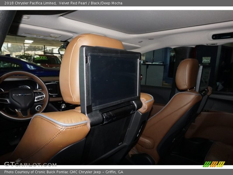Velvet Red Pearl / Black/Deep Mocha 2018 Chrysler Pacifica Limited