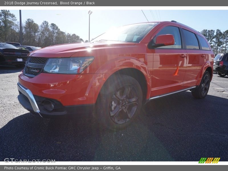Blood Orange / Black 2018 Dodge Journey Crossroad