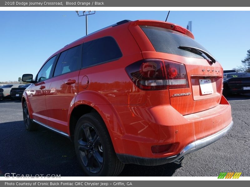 Blood Orange / Black 2018 Dodge Journey Crossroad
