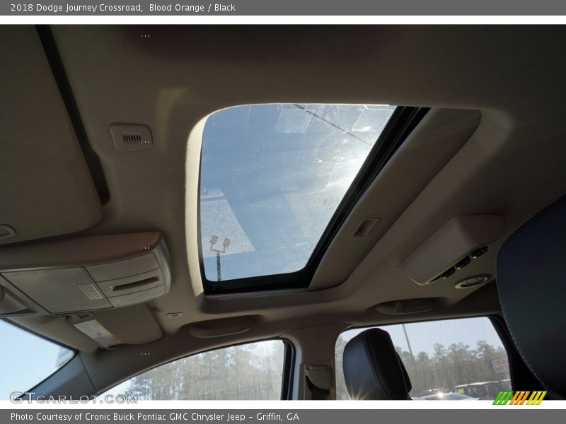 Blood Orange / Black 2018 Dodge Journey Crossroad