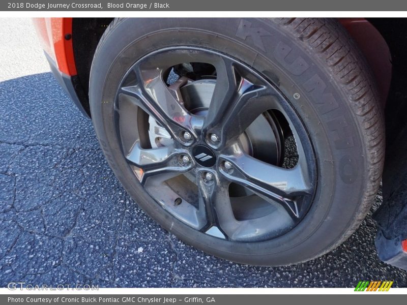 Blood Orange / Black 2018 Dodge Journey Crossroad