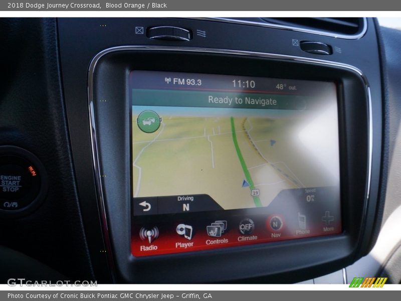 Blood Orange / Black 2018 Dodge Journey Crossroad