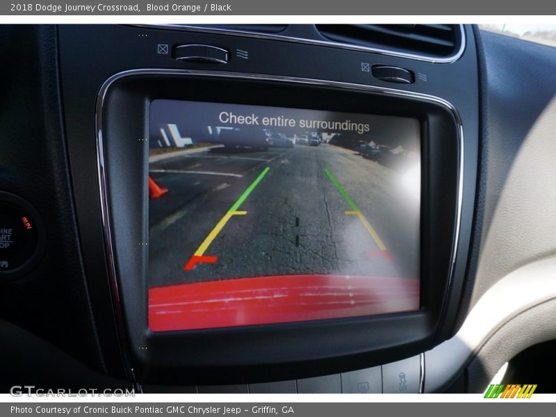 Blood Orange / Black 2018 Dodge Journey Crossroad