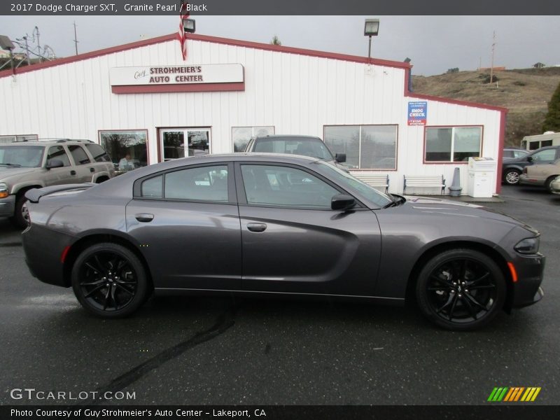 Granite Pearl / Black 2017 Dodge Charger SXT