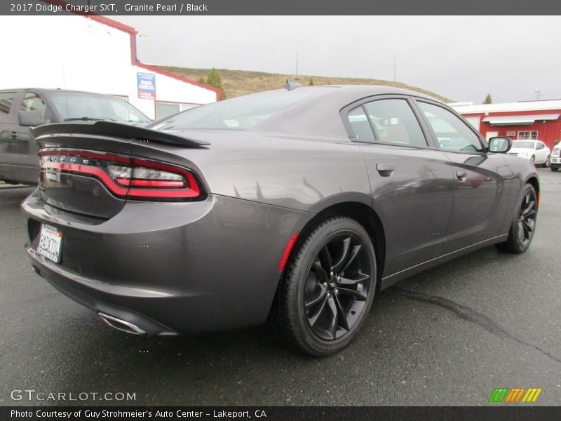 Granite Pearl / Black 2017 Dodge Charger SXT