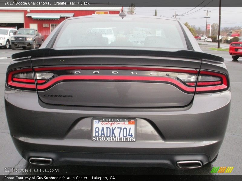 Granite Pearl / Black 2017 Dodge Charger SXT