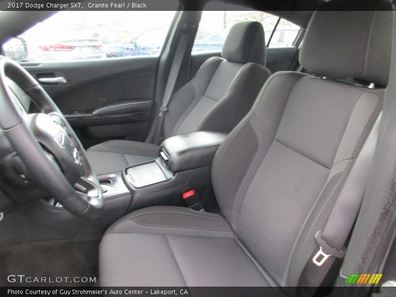 Granite Pearl / Black 2017 Dodge Charger SXT