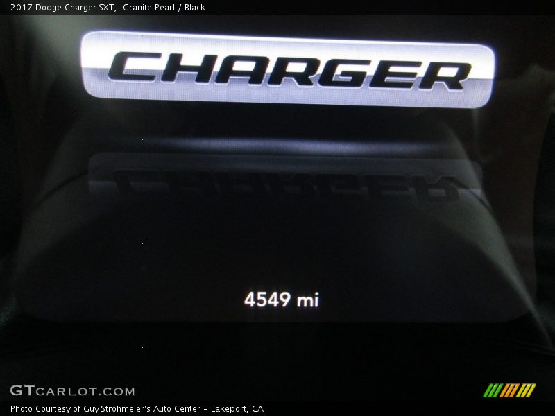 Granite Pearl / Black 2017 Dodge Charger SXT