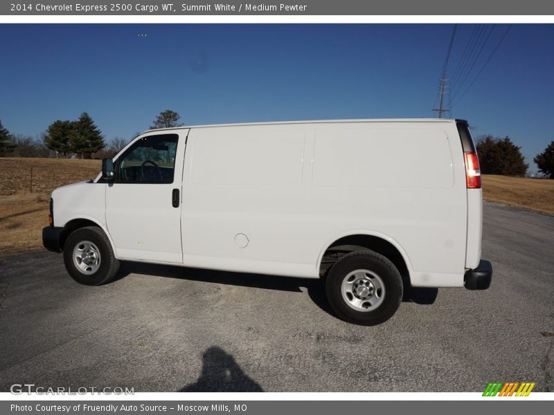 Summit White / Medium Pewter 2014 Chevrolet Express 2500 Cargo WT