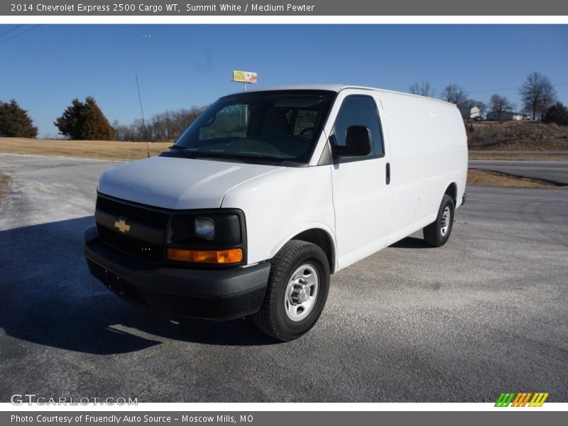 Summit White / Medium Pewter 2014 Chevrolet Express 2500 Cargo WT