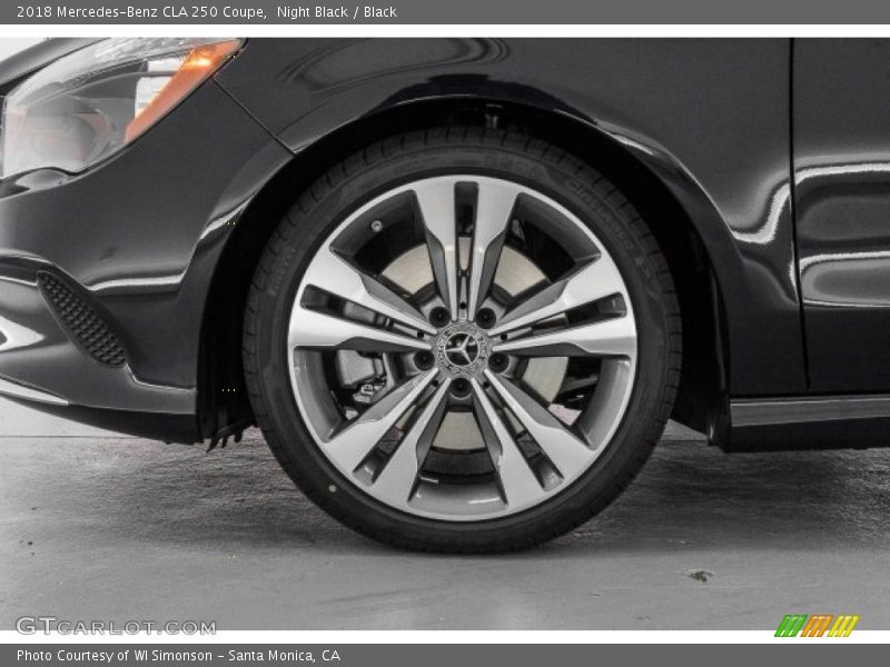 Night Black / Black 2018 Mercedes-Benz CLA 250 Coupe