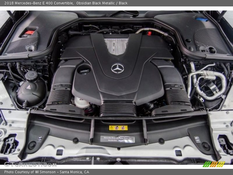 Obsidian Black Metallic / Black 2018 Mercedes-Benz E 400 Convertible