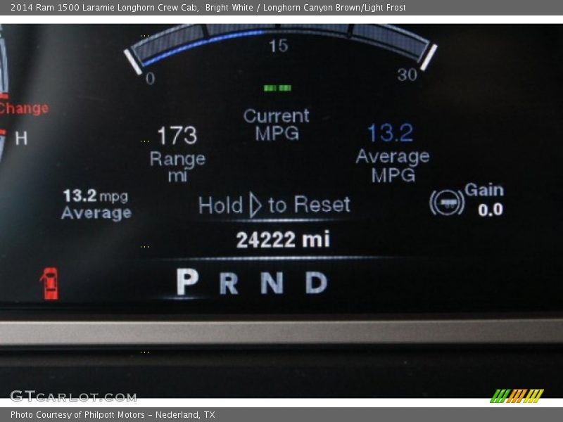 Bright White / Longhorn Canyon Brown/Light Frost 2014 Ram 1500 Laramie Longhorn Crew Cab