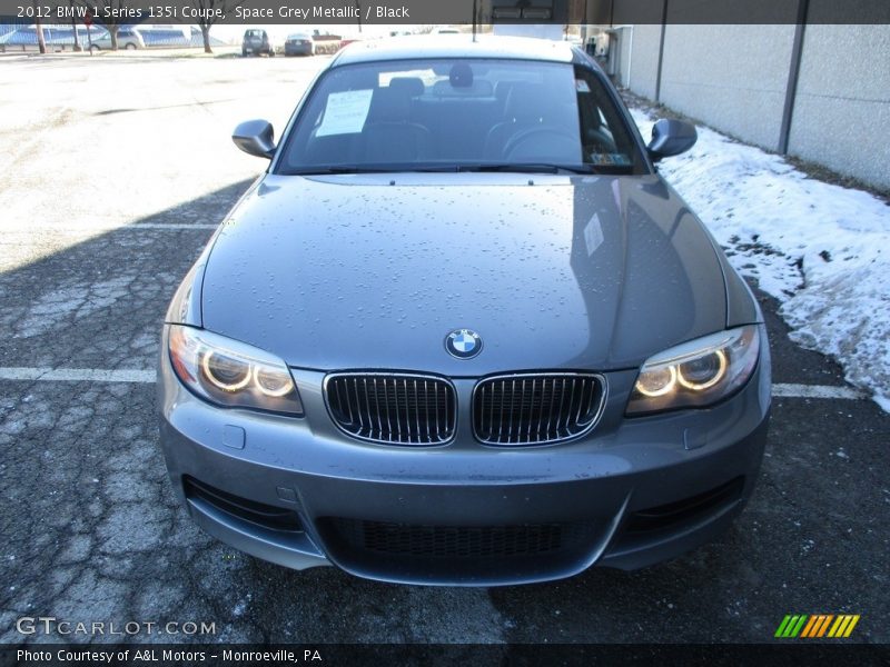 Space Grey Metallic / Black 2012 BMW 1 Series 135i Coupe