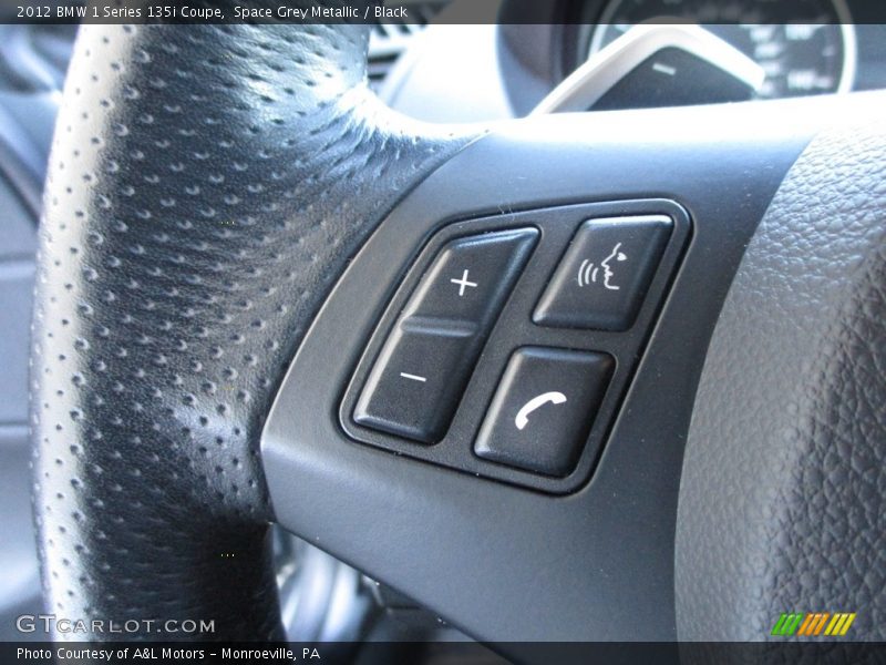 Space Grey Metallic / Black 2012 BMW 1 Series 135i Coupe