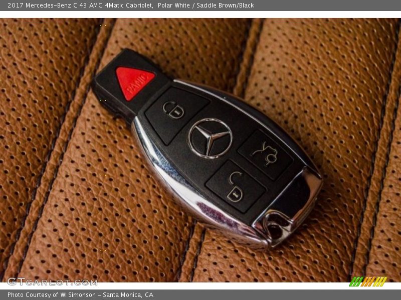 Polar White / Saddle Brown/Black 2017 Mercedes-Benz C 43 AMG 4Matic Cabriolet