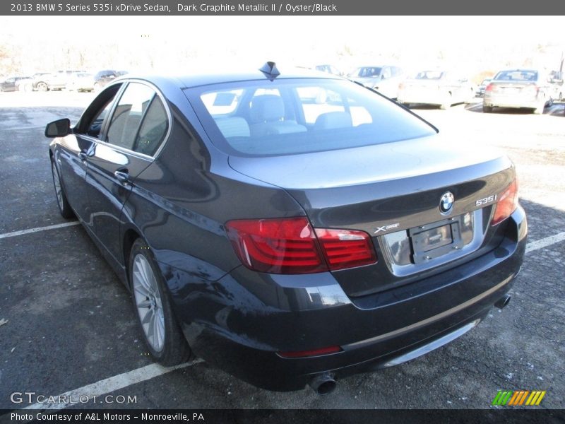 Dark Graphite Metallic II / Oyster/Black 2013 BMW 5 Series 535i xDrive Sedan