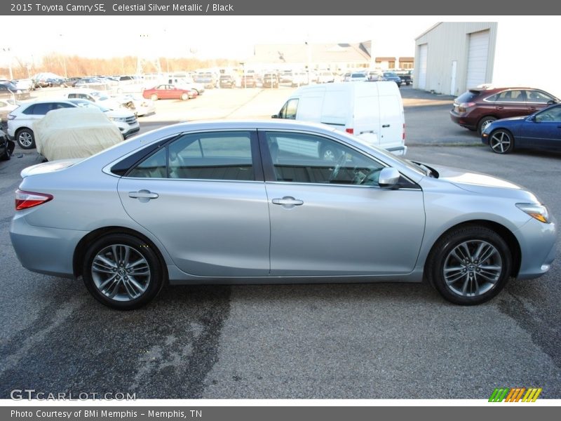 Celestial Silver Metallic / Black 2015 Toyota Camry SE