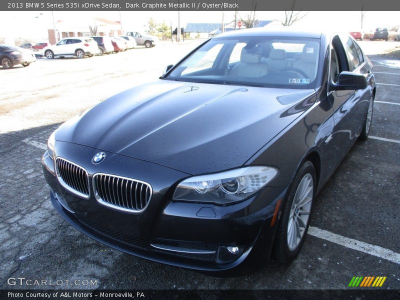 Dark Graphite Metallic II / Oyster/Black 2013 BMW 5 Series 535i xDrive Sedan