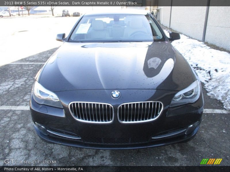 Dark Graphite Metallic II / Oyster/Black 2013 BMW 5 Series 535i xDrive Sedan