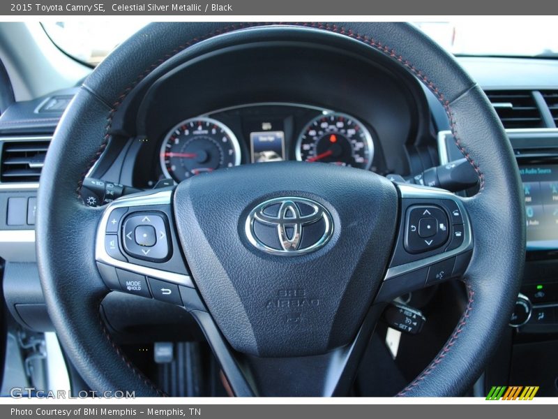 Celestial Silver Metallic / Black 2015 Toyota Camry SE