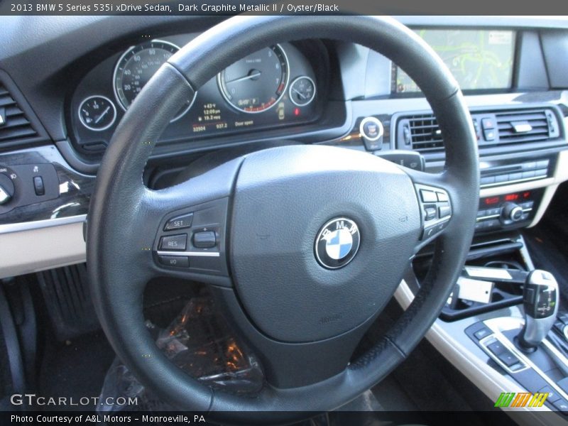 Dark Graphite Metallic II / Oyster/Black 2013 BMW 5 Series 535i xDrive Sedan