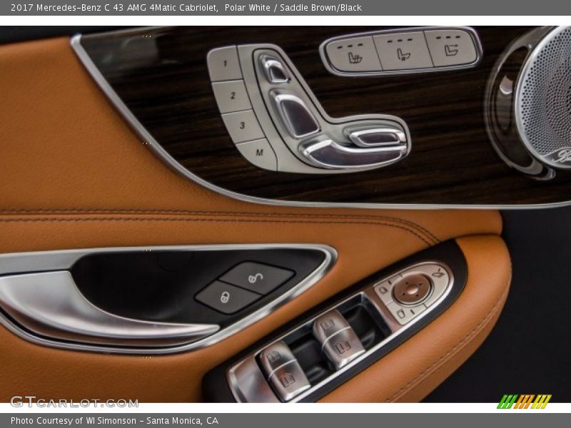 Polar White / Saddle Brown/Black 2017 Mercedes-Benz C 43 AMG 4Matic Cabriolet