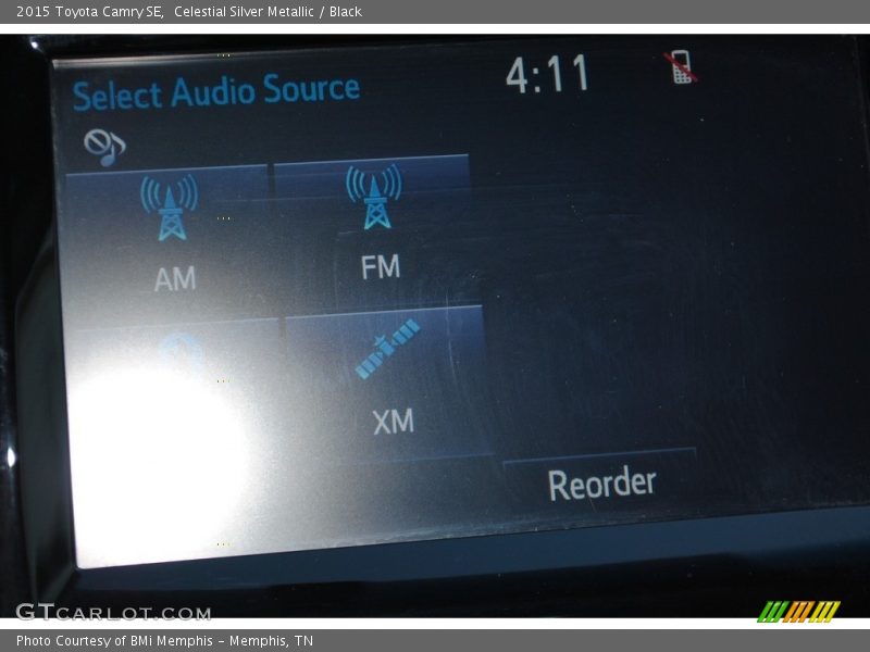 Celestial Silver Metallic / Black 2015 Toyota Camry SE